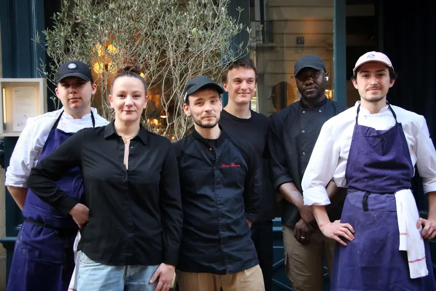 Dressage en cuisine ouverte au restaurant Barbo