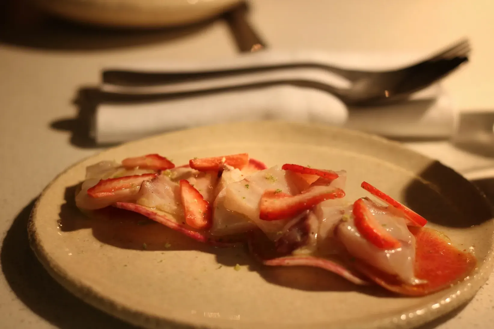 Plat de saison du restaurant bistronomique Barbo, Paris 14